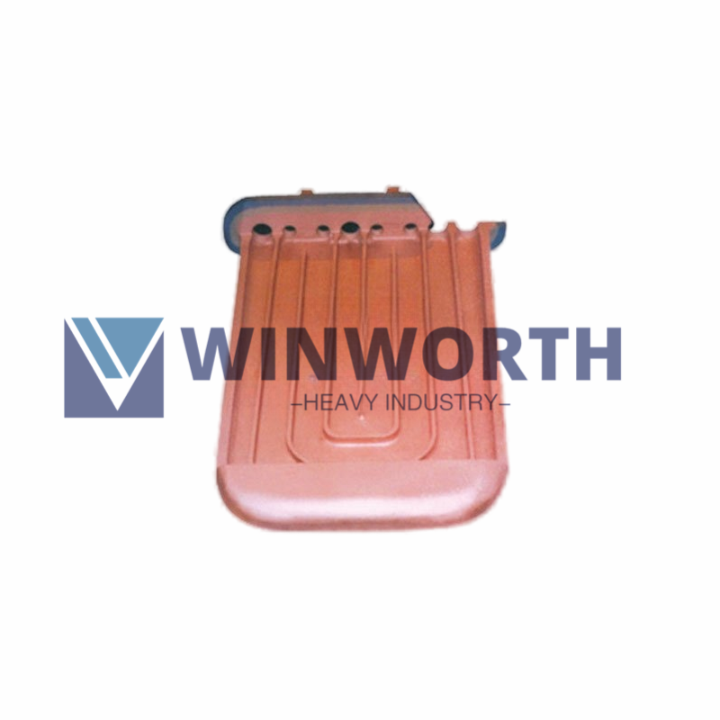 Copper casting cooling jacket